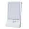 Solar LED Wall Lamp IP65 Human Induction Sensor White Light Outdoor (White)