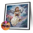 5D Diamond Painting Kit Angel Baby Girl Full Round Rhinestone DIY Home Decor