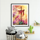 5D DIY Full Round Drill Diamond Painting Cross Series Abstract Home Decor