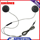 QY7 In-Line Control 3.5mm Headset with Microphone for Motorcycle Helmet Intercom