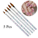 Beauty Gradient Manicure Carving Brushes Nail Extension Acrylic UV Gel Nail Pen