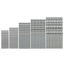 HSS Spiral Drill, 1.0-3.0mm, Straight Shank, 100-Piece