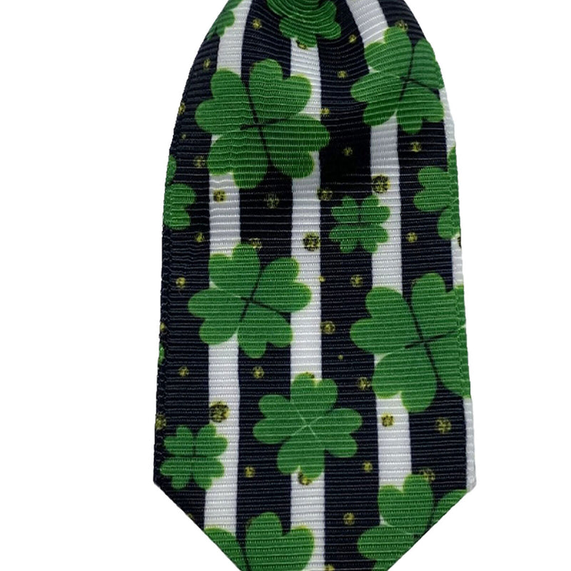 Dog Neck Tie St. Patricks Day Costume Pet Dog Cat Ties Collar - Irish Shamroc