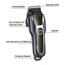 Set Professional Hair Clippers Trimmer Shaver Electric Hair Trimmer for Man