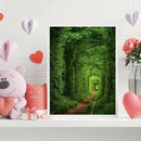 DIY Digital Picture Quiet Tunnel Frameless Oil Painting By Number Handicrafts