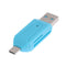 Mini Portable TF/SD Card Reader High-Speed Data Transfer Memory Cardreader mi