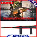 Fishing rod tie tip protector polyester pole protective cover fishing gear
