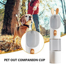 Portable Pet Dog Water Bottle Travel Outdoor Walking Cat Drinking Cup Dispens