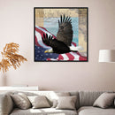 Eagle Flag Diamond Painting 5D DIY Full Drill Picture Handmade Craft Gift Decor