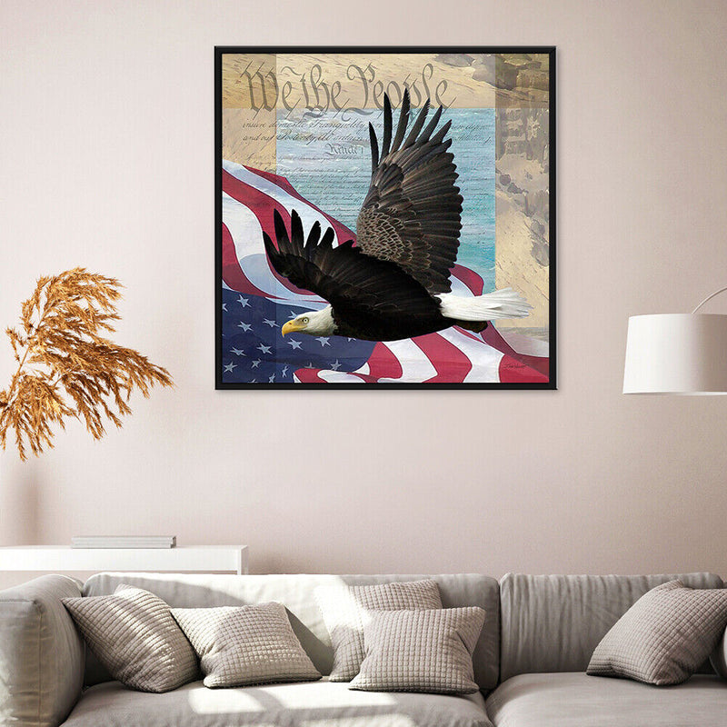 Eagle Flag Diamond Painting 5D DIY Full Drill Picture Handmade Craft Gift Decor