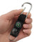 W Keychain Mini Carabiner Hanger Key Ring Compass Thermometer Carabiner