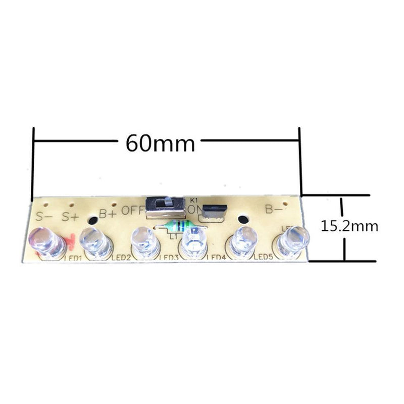 1.2V Solar Lawn Light Circuit Board with Switch Underground Light Control