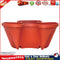 Strawberry Planter Pot Stackable Flowerpots Plants Seedling Holder (Red) Newly