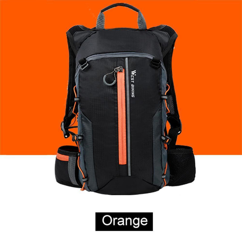 WEST BIKING 10L Bicycle Backpack Bag for Outdoor Sports Climbing (Orange)
