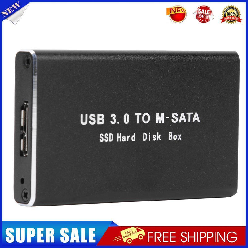 Mini SSD Hard Drive Enclosure USB 3.0 to mSATA External Hard Disk HDD Case