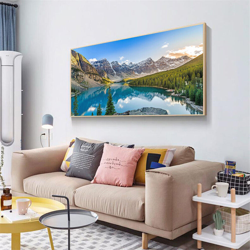 DIY Diamond Painting Full Round Mountain Scenery Embroidery Cross Stitch De