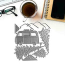 Cutting Dies For Scrapbooking Stencils Mini Bus Pine Card Tree Frame Album, Z6P5