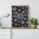 5D DIY Special Shaped Diamond Painting Snowflake Cross Stitch Craft Kit Wall Art