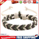 DIY Handmade Weave Rope Bracelet Colorful Ethnic Bangles Jewelry (Style 4)