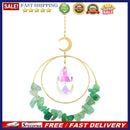Suncatcher Crystal Moon Circle Chandelier Pendant Prism Hanging Lamp Ornament