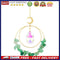 Suncatcher Crystal Moon Circle Chandelier Pendant Prism Hanging Lamp Ornament