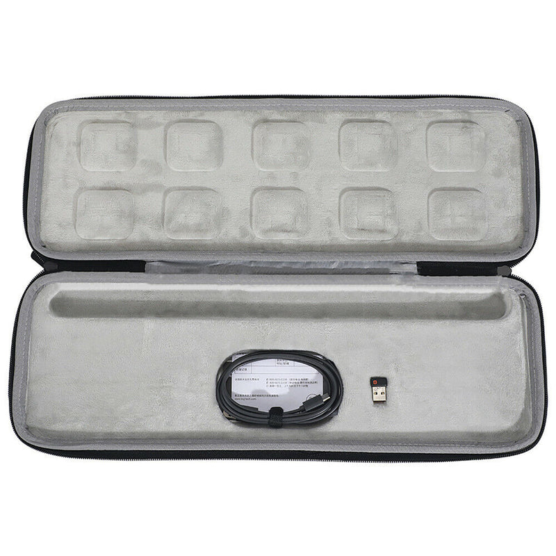 Storage Case Box Waterproof EVA Hard Storage for Logitech MX Wireless Keyboard