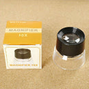 10X Magnifying Glass Magnifiers Microscope for Jeweler Loupe Stamp Map Newly