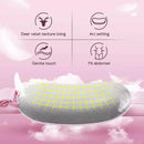Menstrual Heating Pad Belly Wrap Belt Vibrating Massage with 3 Heat Levels: