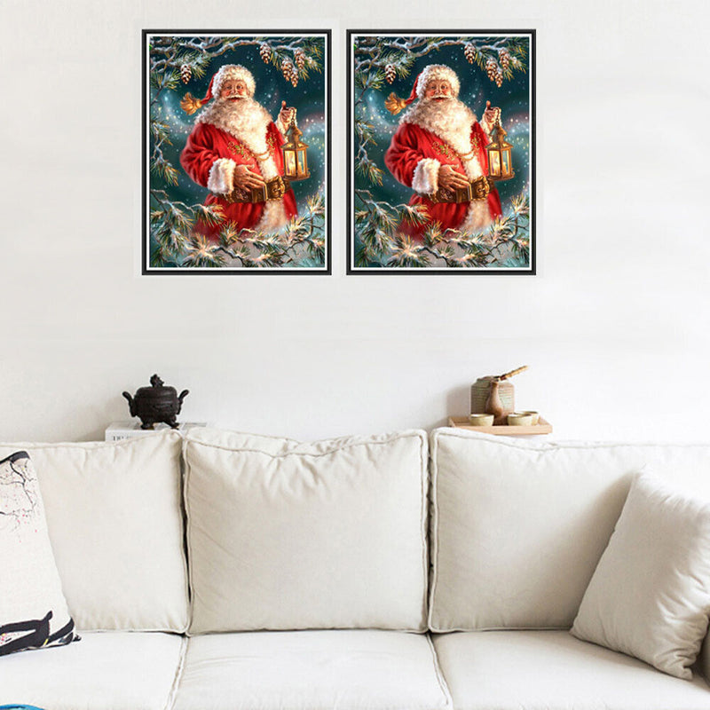 Xmas Embroidery Cross Stitch Santa Needlework Christmas 5D Diamond Painting