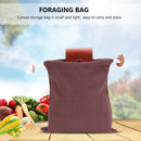 Foraging Bag Hands Free Bushcraft Belt Bag for Outdoor Traveling Camping Hiking