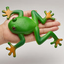 Realistic TPR Frog Elastic Anti-stress Prank Spoof Toys Kid Education Prop