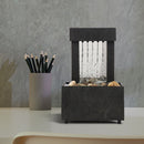 Desktop Water Fountain Tabletop Waterfall Zen Meditation Lucky Fengshui Gifts