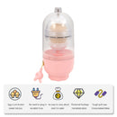Manual Egg Shaker Egg Scrambler Puller White Yolk Mixer Blender (Pink)