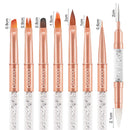 Pen Acrylic Nail Brush Nail Art Brush Manicure Powder  Bursh For Acrylic Powder