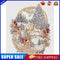 Partial Cross Stitch 11CT DIY Christmas Reindeer Printed Embroidery Kit Handmade