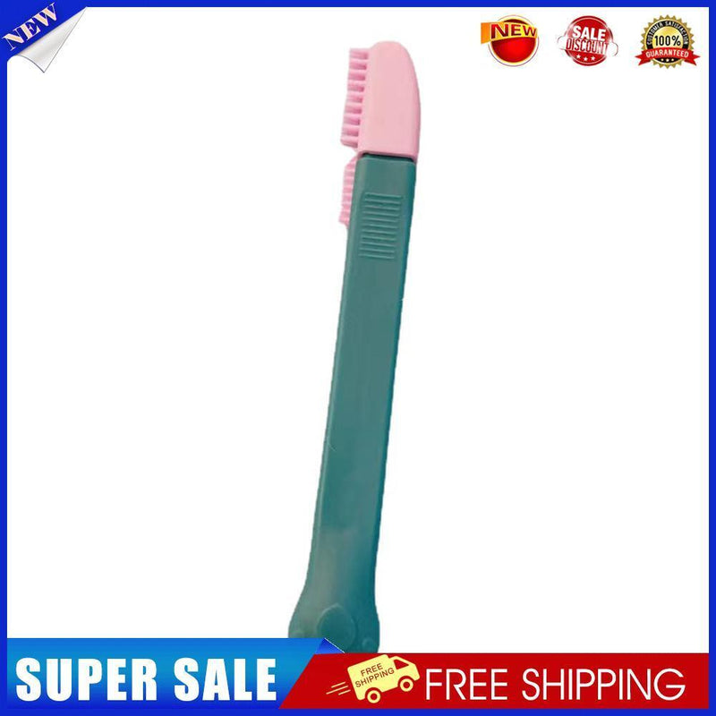 Pet Eye Comb Brush Tear Stain Remover Grooming Eye Wipe Cleaner (Pink Blue)