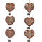 Wishes Meaningful Gift Christama Tree Pendant Inspirational Wooden Heart-shaped