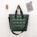 Women Zipper Quilted Crossbody Bag Female Solid Color Large Designer Clutch