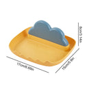 Silicone Utensil Rest with Drip Pad Cloud Rack with Pot Lid Holder (Blue) Newly
