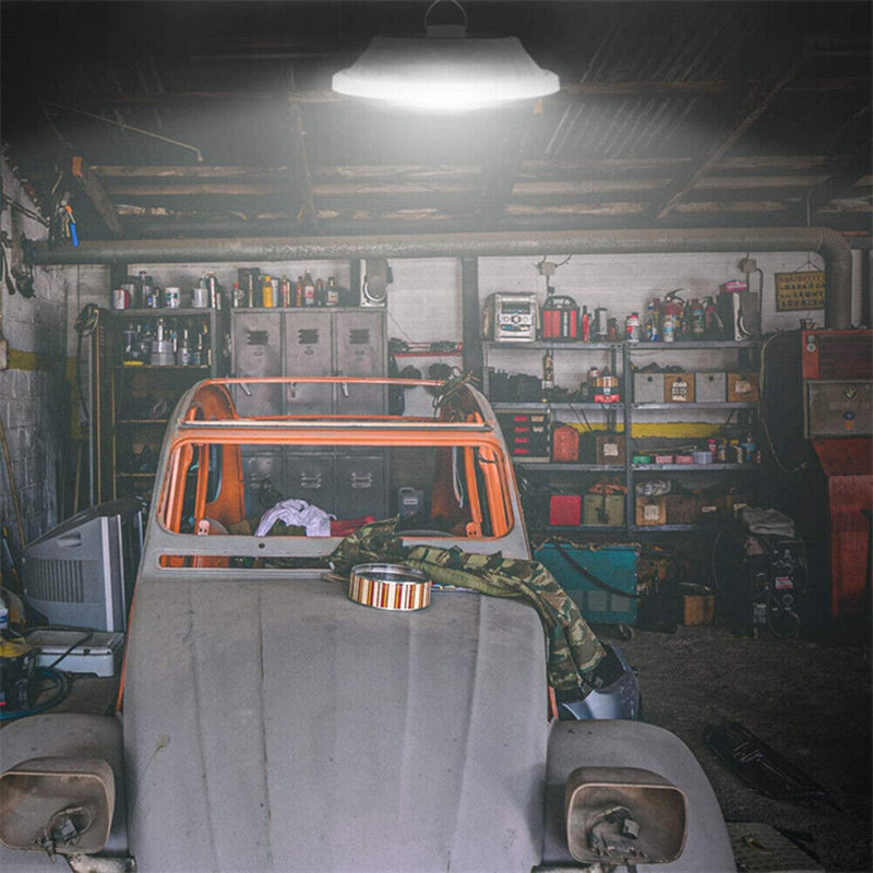 Solar Night Light Lantern Outdoor Camp Rechargeable Home Lamp Kit USB Portable