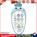 Cartoon Radish Simulation Telephone Baby Teether Phone Music Toys (Blue) Newly