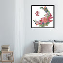 2 Strands Love Flowers Partial Embroidery Stamped Cross Stitch Home Decor Gifts