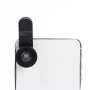 5 in 1 Wide Angle Macro Fisheye 2X Lens Polarizer Mobile Phone Set (Black) Newly