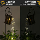 Star Shower Light Solar Waterproof LED Watering Can String Flash Light (2) Newly