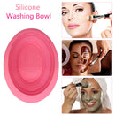 Foldable Washing Bowls Combination Set Makeup Eggs Brushes Cleaning Storage K