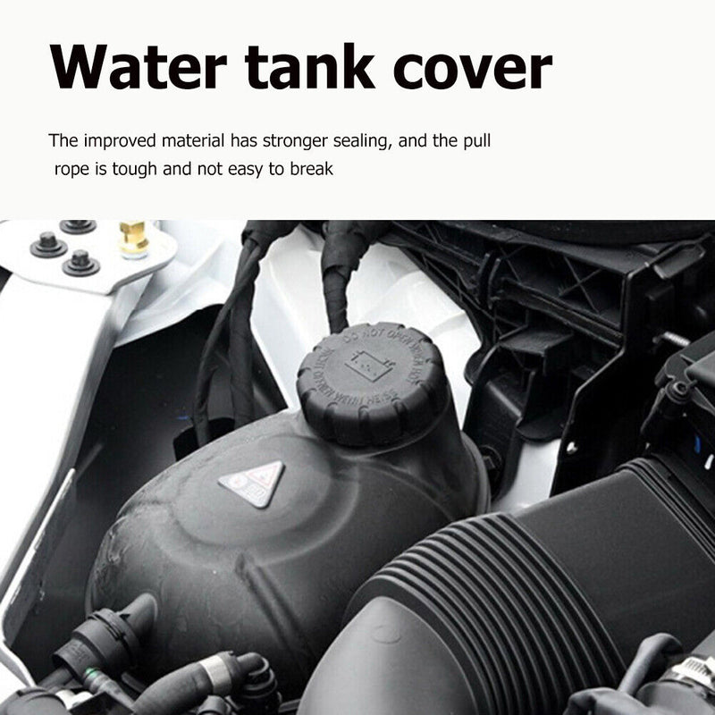 Radiator Coolant Liquid Storage Covers Black for Mercedes C E S GLK ML Clas