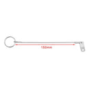 Anti-lost Rope Pin 1 Loop Lanyard Cable Safety Tether Wire Loss Prevention