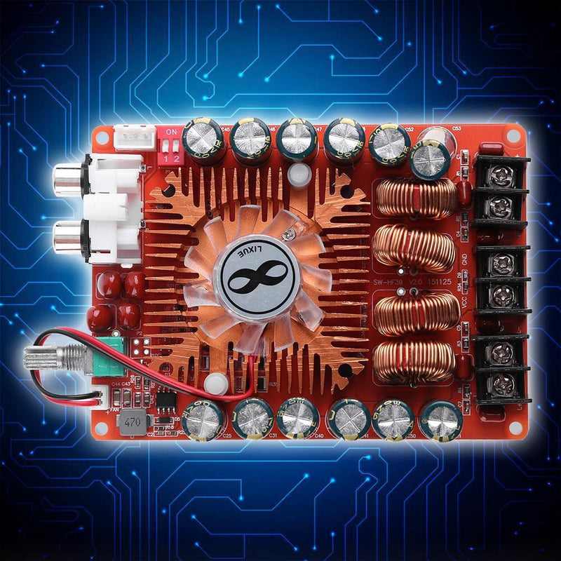 TDA7498E 2 Channel Stereo Audio - 160Wx2 108x78mm Amplifier Power Card
