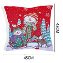 Christmas Throw Pillow Case Pillowcase Home Party Festival Decor with Zipper