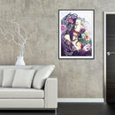 5D DIY Special Shaped Diamond Painting Girl Cross Stitch Kit Home Bedroom D